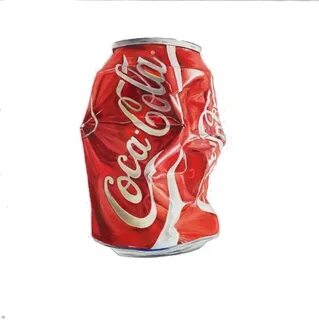 Crushed Soda Can / Polyvore - Crushed Coca Cola Can Png Clip