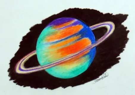 Lessons in Colored Pencil: Orbiting Saturn - Creating a Mast