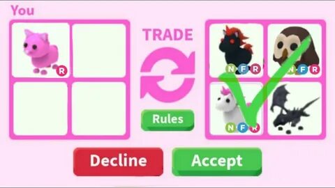 What people trade for a pink cat (adopt me) - YouTube