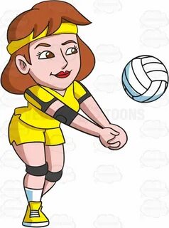 A Female Volleyball Player Enjoying A Game Female volleyball