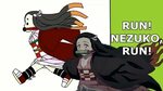 Run, Nezuko, run (White Background) - YouTube