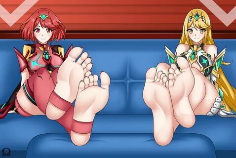 Anime Feet: Xenoblade 2: Pyra