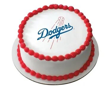 Major League Baseball Dodgers (edible image)