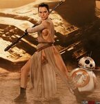 Daisy Ridley Wardrobe Malfunction From "Star Wars" Outtake