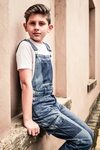 USKEES Kids Deconstructed Denim Dungarees Age 4-14 years. #O