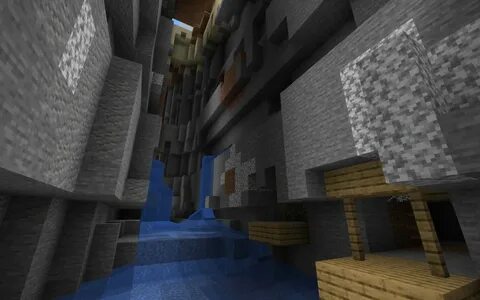 Mineshaft Inside Ravine Under Spawn Village Java - Minecraft