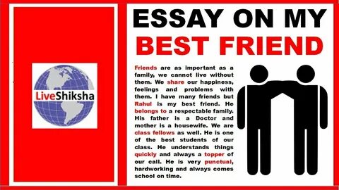 Essay On My Best Friend In English Best Friend Essay In 250 Words In English - Y
