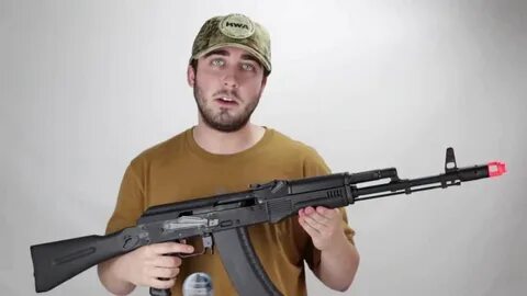 New KWA AK74M Gas Blowback Rifle - Airsoft Review - YouTube