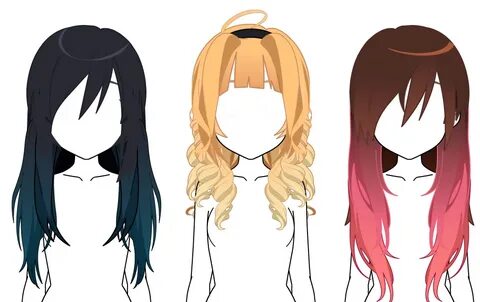 Kisekae hair exports by Omichiwon on DeviantArt