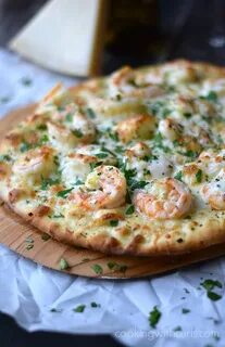 Shrimp Scampi Pizza Recipe Recipes, Pizza recipes, Homemade 