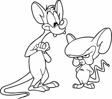 Pinky and the brain coloring pages