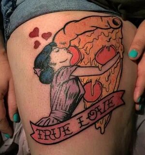 Pin by ровена кейбаш on Tatoo Pizza tattoo, Food tattoos, Fu