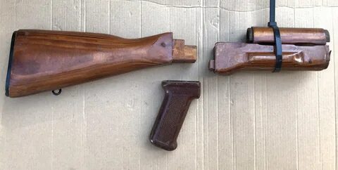 AK47 / AKM Wooden Stock set Original Russian www.russ-guns-d