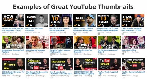 Creating Great Custom YouTube Thumbnails - Video Power Marke