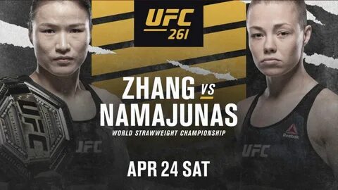 Zhang vs Namajunas Set For UFC 261, Joins Shevchenko vs Andr