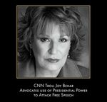 CNN Joy Behar- preoccupied with booger eating; advocates use