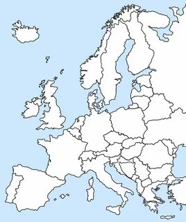 Mapa político de Europa worksheet