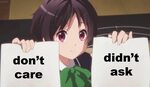 Kumin Doesn't Care Don't Care, Didn't Ask Know Your Meme