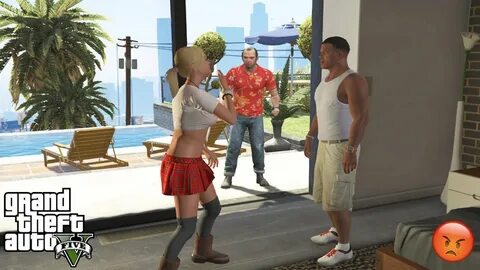 GTA 5 - Trevor CAUGHT FRANKLIN AND TRACEY (secret encounter)