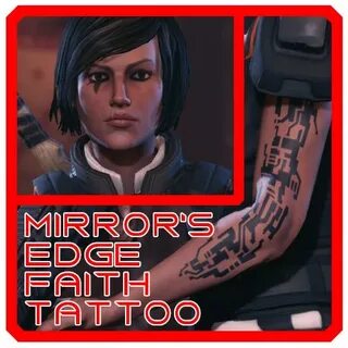 Мастерская Steam::Mirror's Edge Faith Tattoo Set