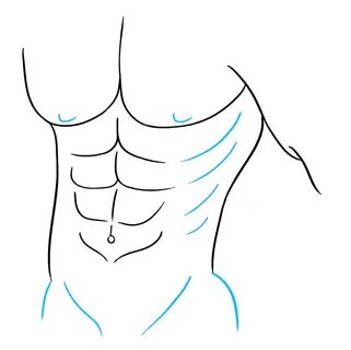 How to Draw Abs - Really Easy Drawing Tutorial