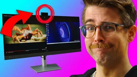 Monitors have built-in webcams now!? - Dell Video Conference