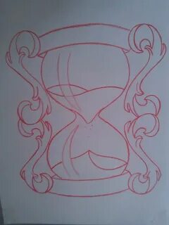 Hourglass Sketch by Painispleasure-tats on deviantART Hourgl