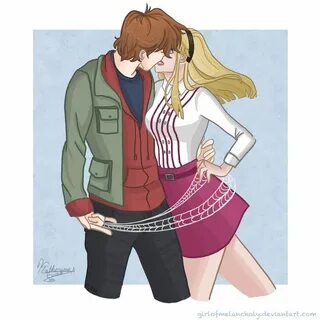 Peter x Gwen by ParadoxParade on deviantART Spiderman and sp