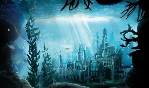 メ ン テ ナ ン ス 中 Underwater city, Fantasy art landscapes, City 