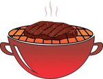 Beefsteak Swiss Steak Clip Art - Steak Clipart - (1280x989) 