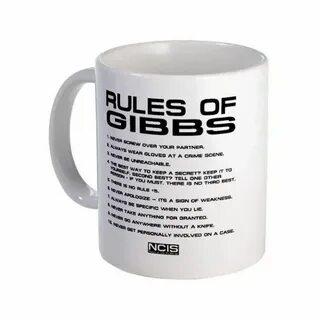 NCIS Gibbs Rules Small Mugs ❤ liked on Polyvore featuring ho