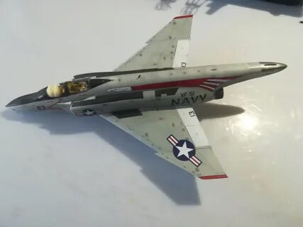 F-4 B Phantom 1/48 ° - VF-51 - USS Coral Sea inchop Tonkin G