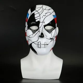 The Punisher 2 маска Билли Руссо для косплея пластиковый кос