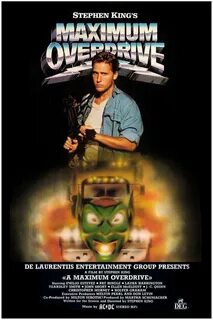 Stephen king movies, Horror movie posters, Maximum overdrive