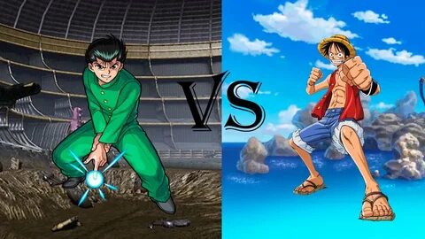 Yusuke vs Luffy/Canal Mugen - YouTube