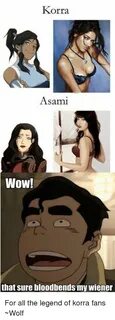 Korra Asami Wow! That Surebloodbends May Wiener for All the 