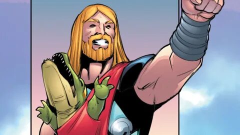 ALLIGATOR LOKI Bonds with Thor in First Comic Issue - Nerdis