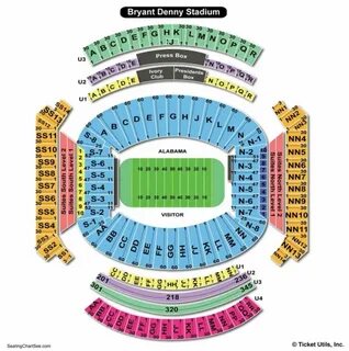 Bryant Denny Stadium Seating Chart Seating Charts & Tickets