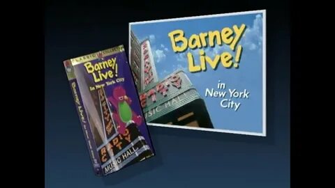 Barney - Barney Live! In New York City (1994 VHS Rip) - YouT
