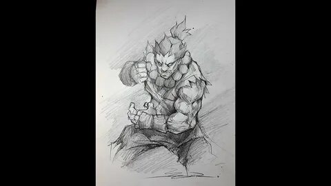 Speed Drawing - Akuma - YouTube