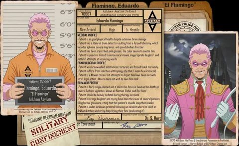 Arkham Files - El Flamingo by Roysovitch on DeviantArt Comic