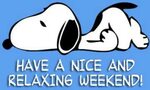 Have a nice weekend Happy weekend quotes, Snoopy, Snoopy quo