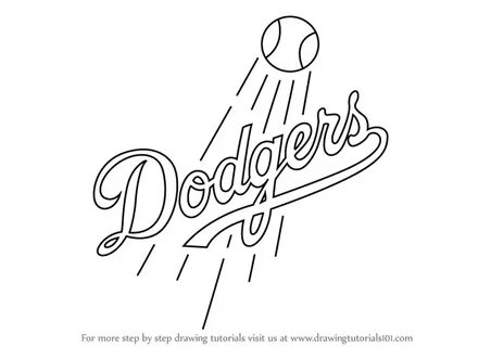 how-to-draw-Los-Angeles-Dodgers-Logo-step-0.png (800 × 566) 