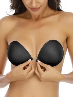 YouLoveIt Womens Silicone Invisible Bra Reusable Self Adhesi