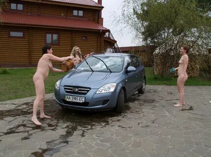 Washing Car In The Nude - Nudist Pics (18.3 MB) on Nudist-Base.xyz.