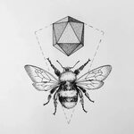 Pin by Collby Betty on Geométricos Insect tattoo, Geometric 