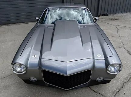 1975 Chevrolet Camaro Gets Muscle Hood and Razor Sharp Front