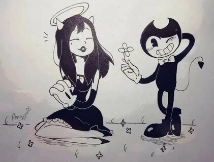 Bendy and Alice Angel 🎥 Bendy And The Ink Machine 🎥 Amino