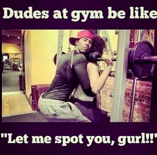 Gym Rat Guide to Being a Good Spotter for Strangers Gym joke