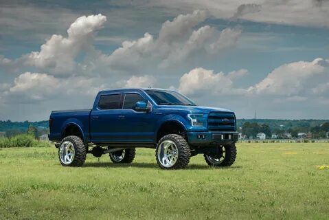 Reworked Ford F150 Truck With a Massive Lift and Chrome Fuel
